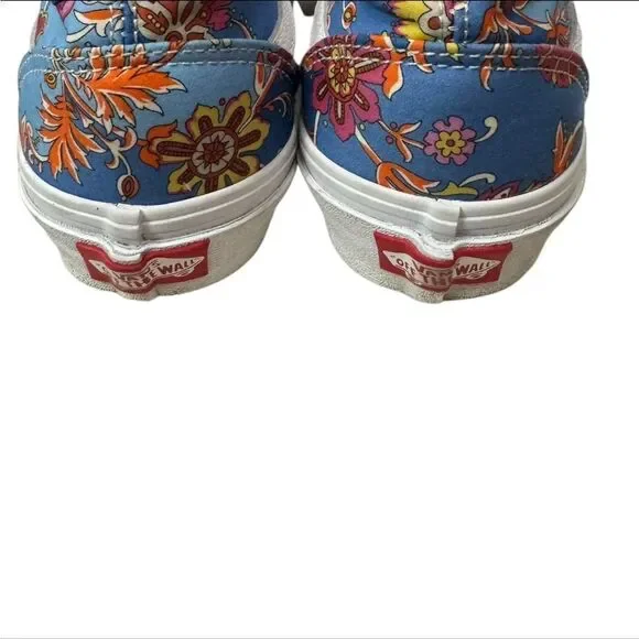 Vans x Liberty of London Off The Wall Old Skool Tennis Shoes Sneakers 6.5 - Picture 6 of 7